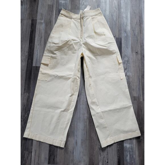 Du Paradis Utility Chino Pants - New Size 4 Petite - Picture 3 of 4